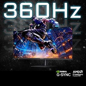 Fréquence de rafraîchissement de 360 Hz
