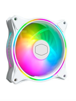 Cooler Master MasterFan MF120 Halo Ventilateur de Boîtier ARGB Blanc