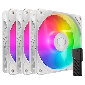 SickleFlow Edge 120 ARGB Blanc - Kit de 3