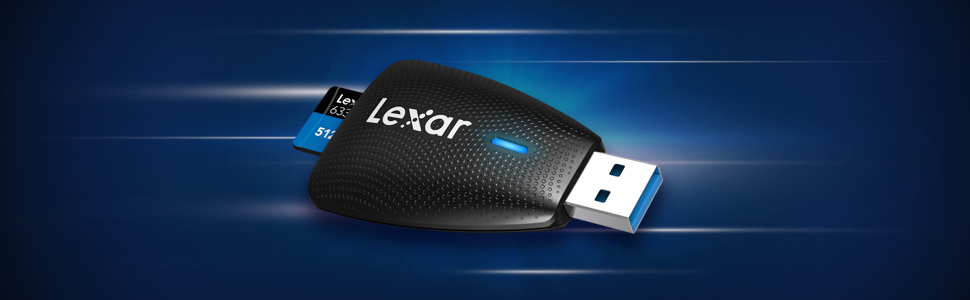 Lecteur USB 3.1 multicartes 2-en-1 Lexar