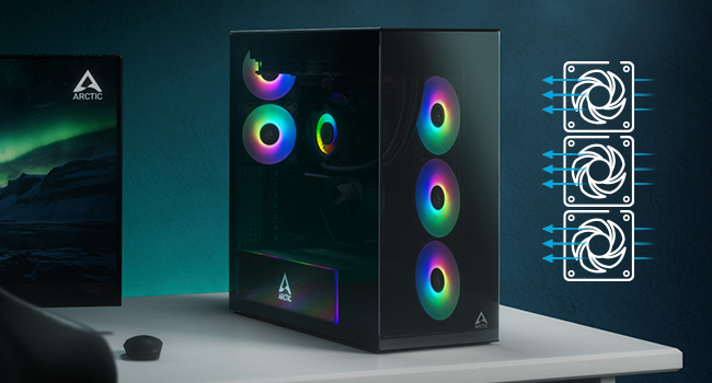 Ventilateurs P14 Pro Reverse A-RGB