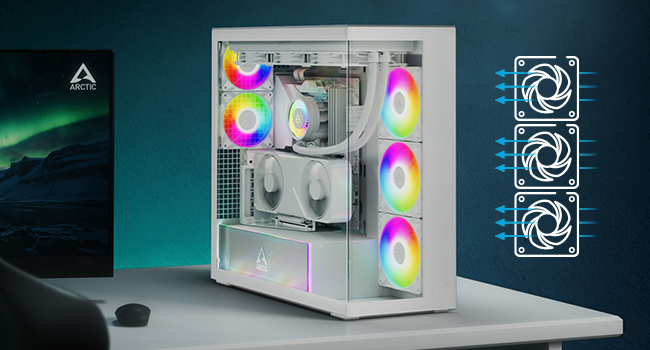 Ventilateurs P14 Pro Reverse A-RGB