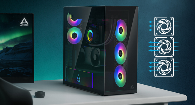 Ventilateurs P14 Pro Reverse A-RGB