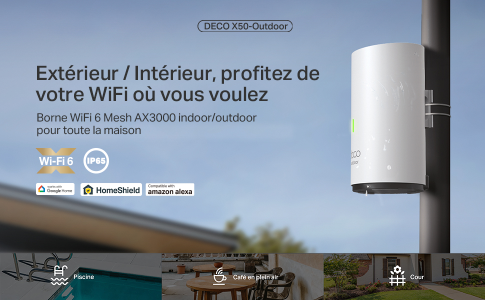 Borne Mesh WiFi 6 AX3000 Outdoor