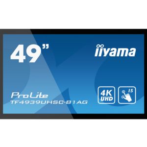 PROLITE TF4939UHSC-B1AG Écran tactile 48,5" (123 cm) avec panneau IPS, technologie tactile et revêtement anti-reflet