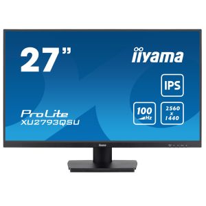 PROLITE XU2793QSU-B6 27" (68,5 cm) Moniteur avec résolution WQHD, technologie de panneau IPS, taux de rafraîchissement de 100 Hz et design bord à bord
