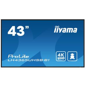 PROLITE LH4365UHSB-B1 Un écran d'affichage professionnel de 42,5" (108 cm) avec résolution 4K UHD, luminosité de 800 cd/m², pour un affichage clair et vif