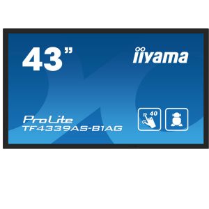 ProLite TF4339AS-B1AG Écran PCCAP interactif 43" (108 cm) inspiré par la technologie et conçu pour les espaces créatifs et le partage