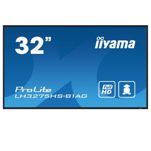 ProLite LH3275HS-B1AG Écran de signalisation professionnel en format paysage et portrait de 31,5" avec résolution Full HD, autonomie 24h/24, 7j/7 et système d'exploitation Android