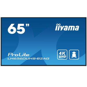ProLite LH6560UHS-B2AG Un écran d'affichage professionnel 4K UHD 64,5" (164 cm) paysage et portrait avec options de contrôle et de connectivité avancées