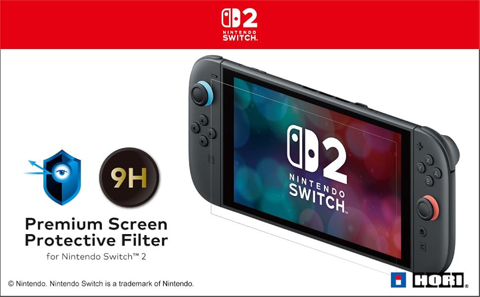 Offrez une protection haut de gamme à votre écran avec le film de protection d’écran premium HORI pour Nintendo Switch 2
