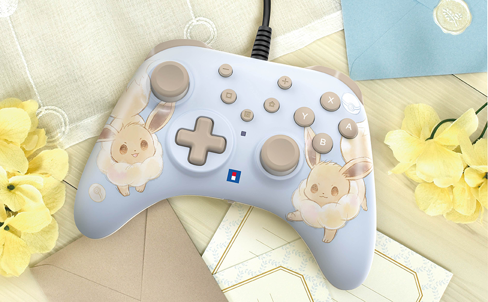 HORI Manette filaire HORIPAD Turbo (Évoli Cottage Core) pour Nintendo Switch 2