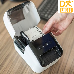 Rouleaux DK Brother Etiquettes pré-découpées, ruban continu support film adhési