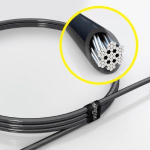 Tête de verrou robuste et câble en acier carbone