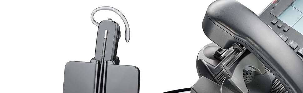 Casque sans fil - Poly CS540, connexion avec les téléphones de bureau