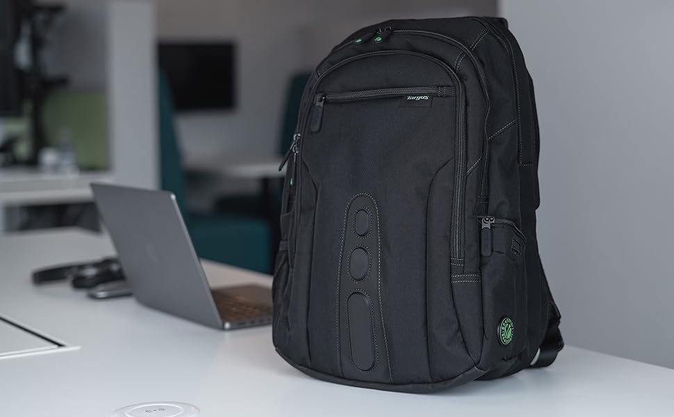 Sac à dos pour ordinateur portable Targus EcoSpruce - Convient aux ordinateurs portables jusqu'à 16 pouces