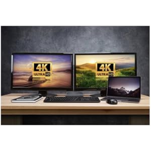 Prise en charge de deux moniteurs DisplayPort et HDMI