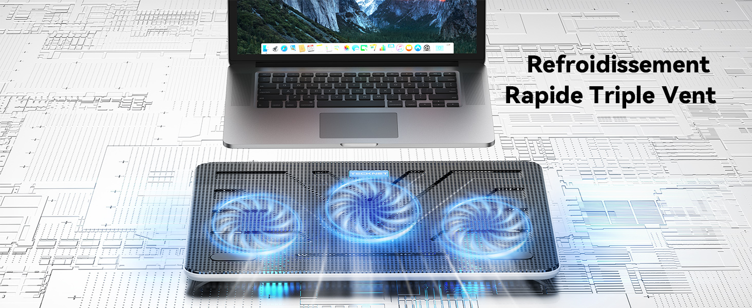 3 Ventilateurs à Grande Vitesse