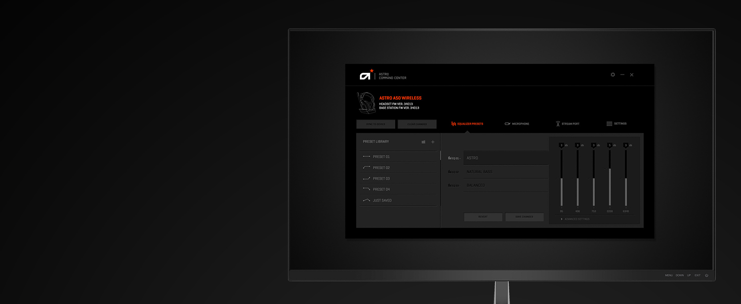Logiciel ASTRO Command Center