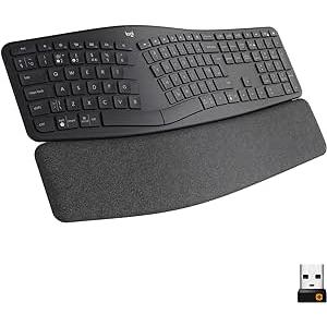 Logitech ERGO K860 Wireless Ergonomic Keyboard with Split Keyboard Layout