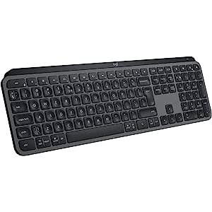 Logitech MX Keys S - Graphite, Clavier Belge AZERTY