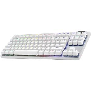 Logitech G Pro X TKL Lightspeed Clavier de Jeu sans Fil - Blanc - US INT'L - Tactile