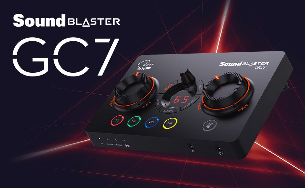DAC et ampli USB pour diffusion de jeux avec boutons programmables et Super X-Fi