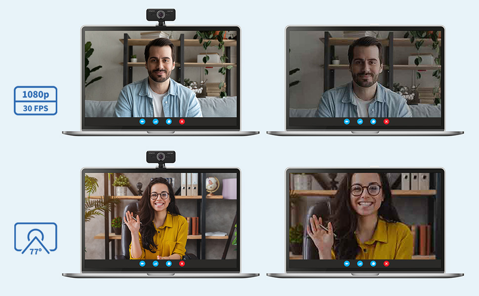 FULL HD ET GRAND ANGLE DE VISION