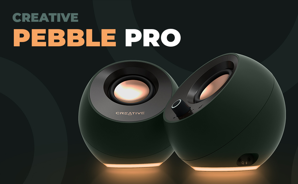 Illuminez votre expérience audio de bureau avec la Creative Pebble Pro
