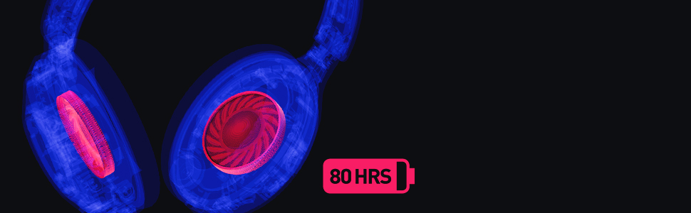SUPERBE AUTONOMIE DE LA BATTERIE JUSQU'À 100 HEURES (ANC DÉSACTIVÉ)