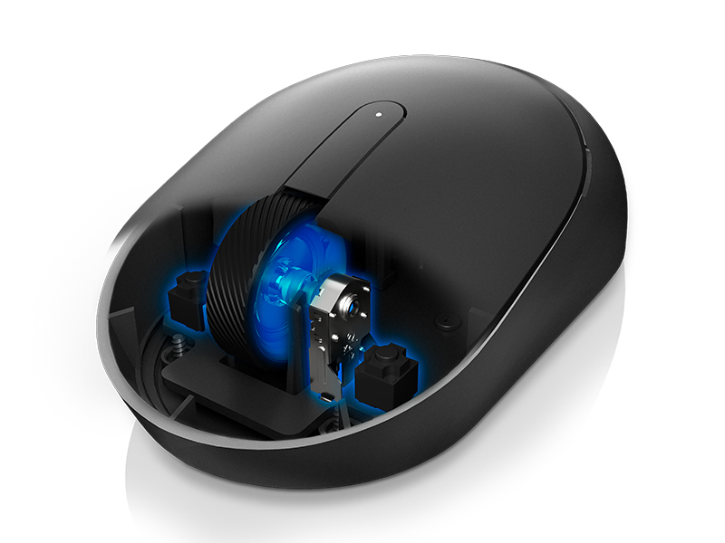 Souris silencieuse dans un environnement professionnel
