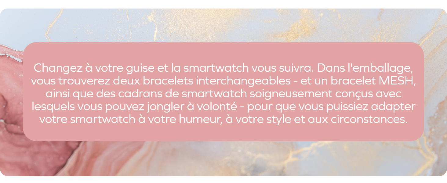 BRACELET EN OR ROSE + BANDEAU ROSE