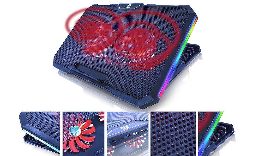 Comment fonctionne le support de refroidissement pour ordinateur portable AABCOOLING GEMINI ?