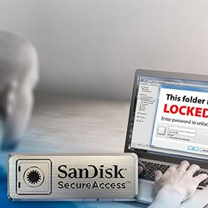 Le logiciel SanDisk SecureAccess aide à protéger votre confidentialité