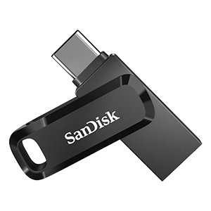 Clé double connectique USB Type-C SanDisk Ultra Dual Drive Go