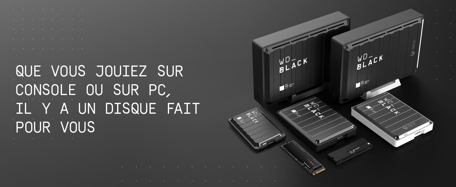 STOCKAGE ACCRU. JOUEZ PLUS. N'IMPORTE OÙ.