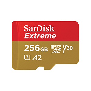 Carte SanDisk Extreme microSD conçue pour le jeu mobile
