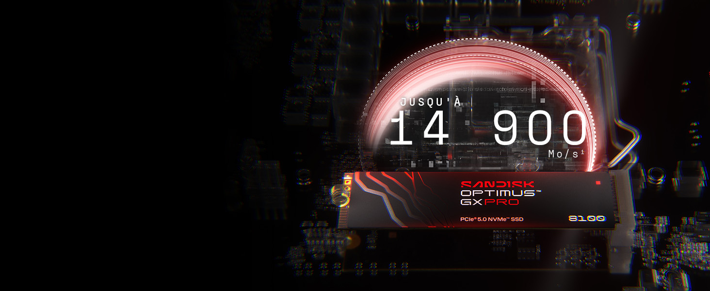 PERFORMANCES PCIe 5.0 EXCEPTIONNELLES