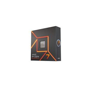 AMD Ryzen 7 7700X Processeur, 8 Cœurs/16 Threads Débridés, Architecture Zen 4, 40MB L3 Cache, 105W TDP, Jusqu'à 5,4 GHz Fréquence Boost, Socket AMD 5, DDR5 & PCIe 5.0, Pas de Ventirad
