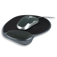 Memory Foam Mouse Wrist Pillow - Black