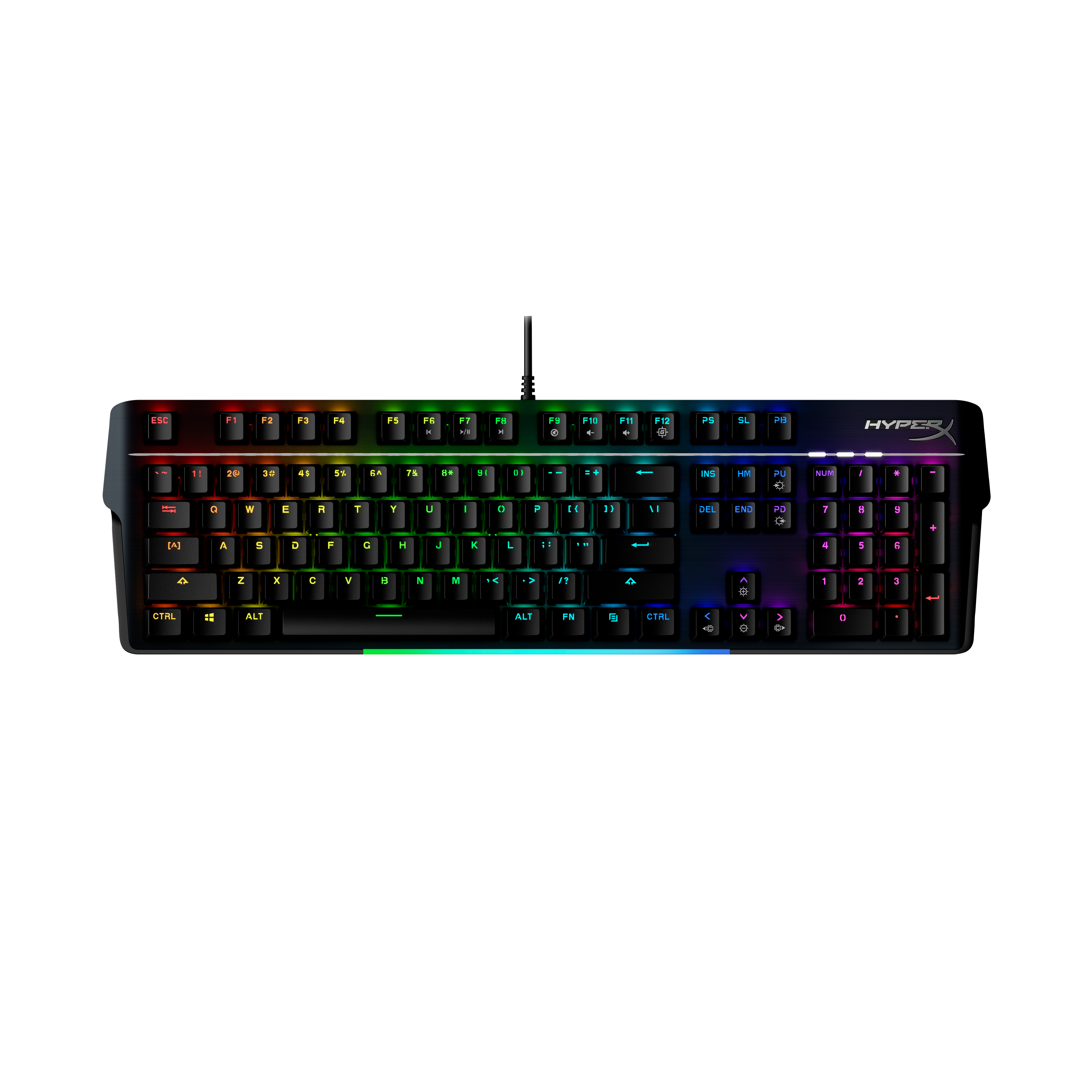 HyperX Alloy MKW100 - Clavier mécanique pour gaming - rouge (qwerty US)