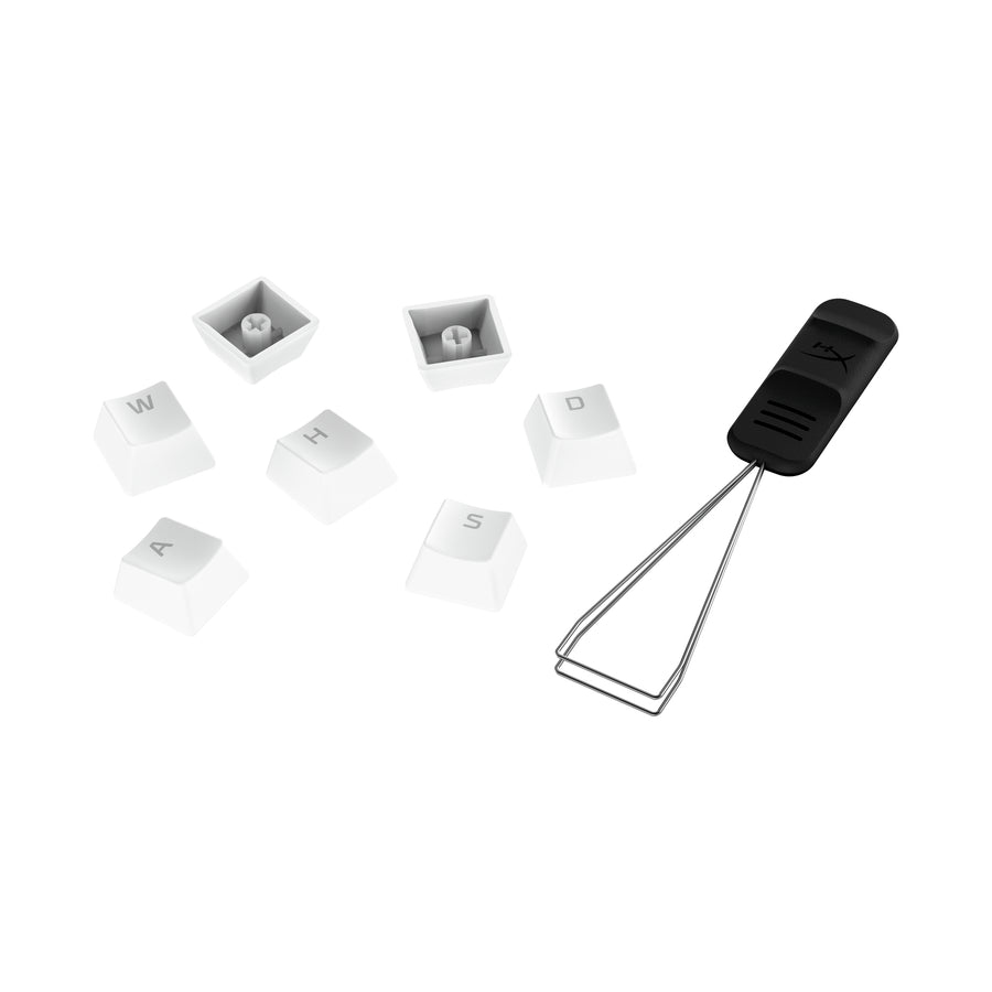 Jeu complet de touches HyperX - PBT (blanc)