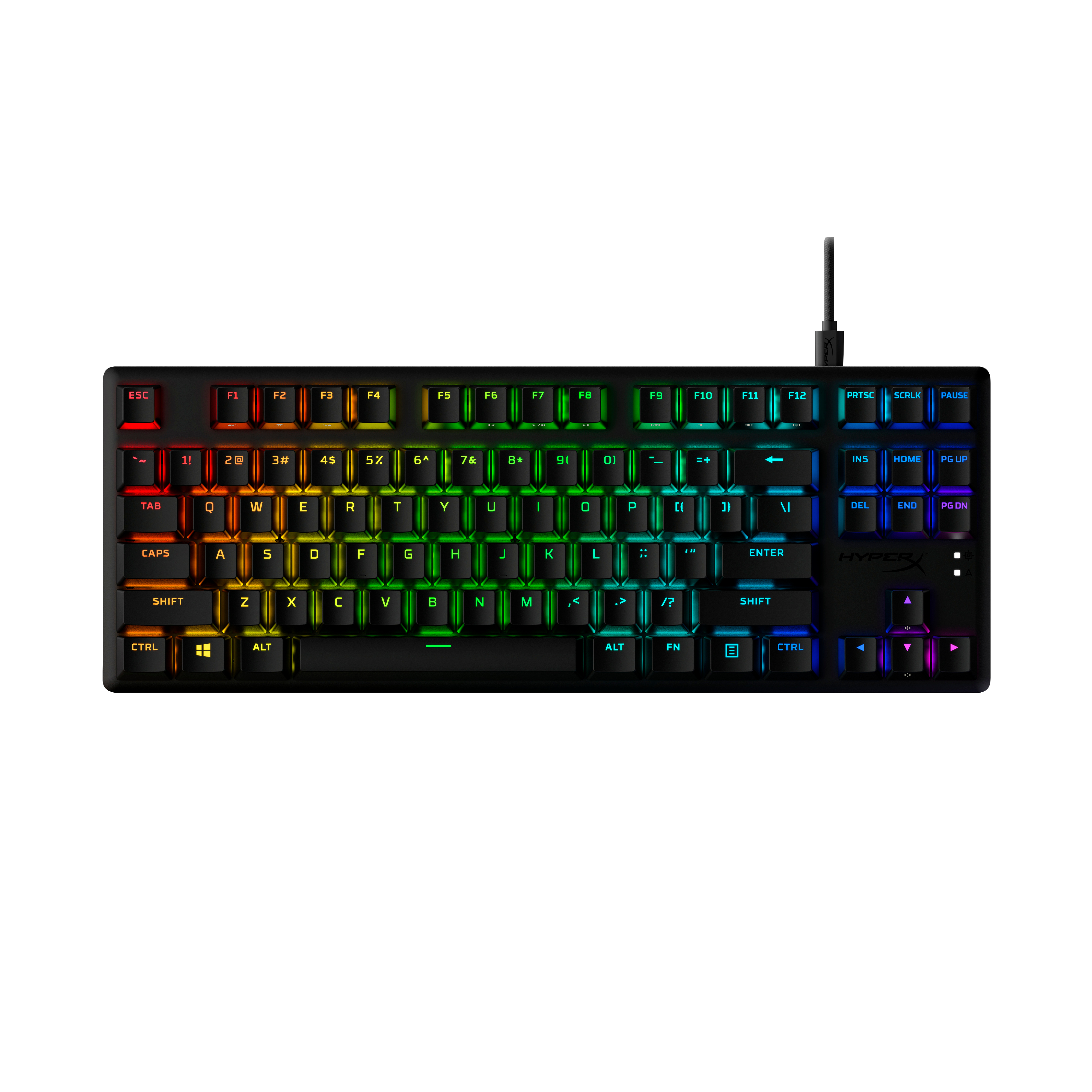 HyperX Alloy Origins Core PBT HX Aqua - Clavier de jeu mécanique