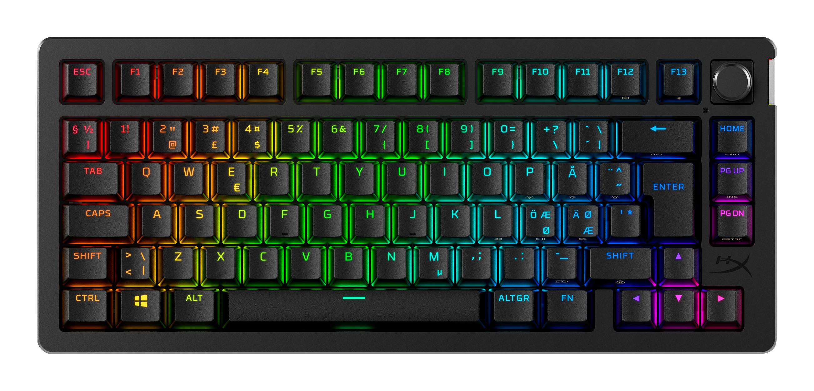 HyperX Alloy Rise 75 sans fil - Clavier gamer