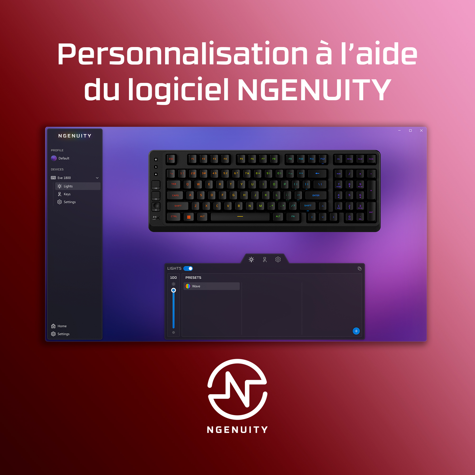HyperX Eve 1800 – Clavier gamer