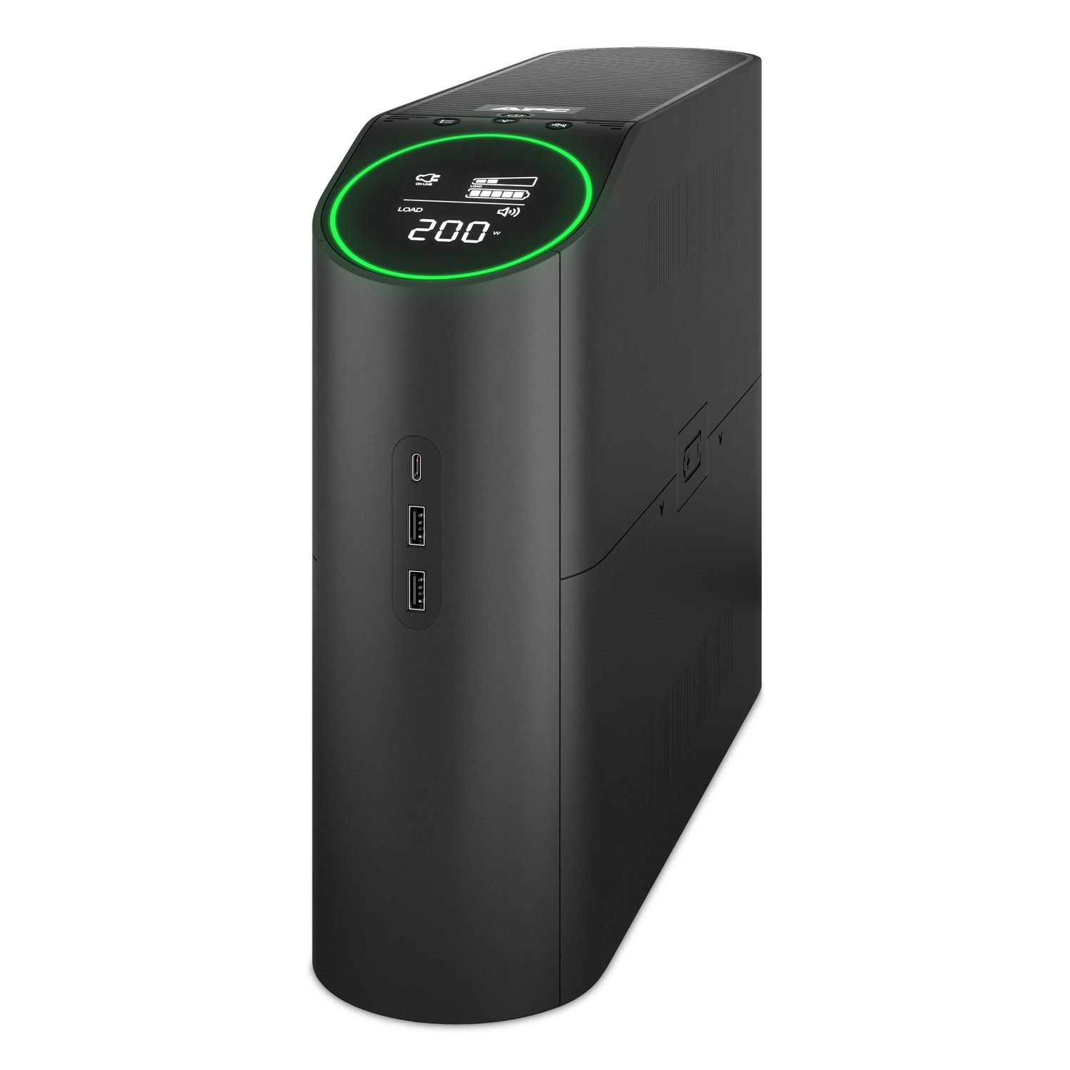 APC Back-UPS Pro for Gaming, 2200VA/1320W, Tower, 230V, 2x UK and 2x IEC C13 outlets, RGB Lights, Pure Sine Wave, Midnight (Black) - Professionnels