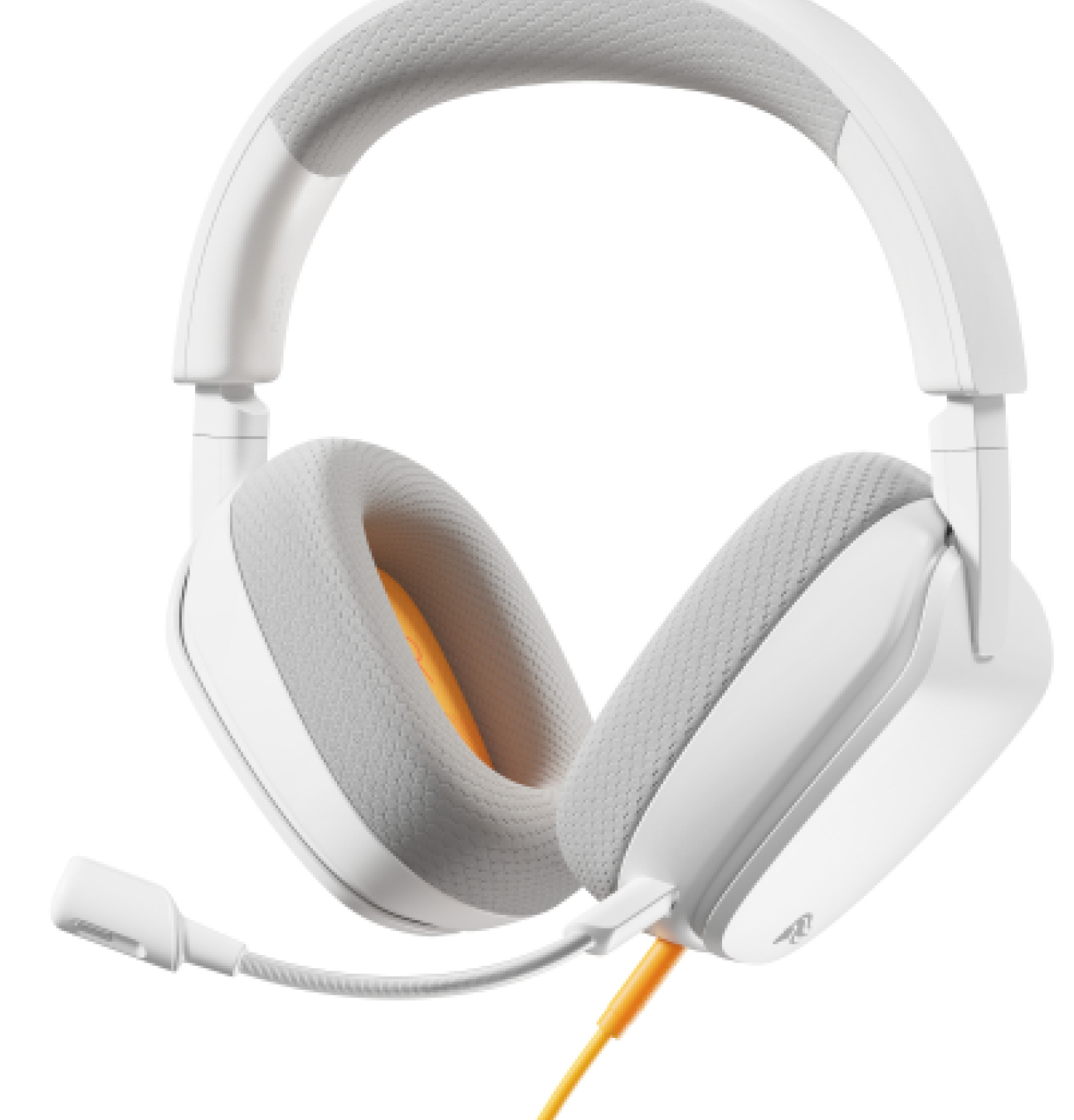 Glorious GHS Eternal - Casque gaming stéréo pour PC, PS5, PS4, Xbox, Switch. Transducteurs inclinés sur mesures, micro détachable 3,5 mm haute-clarté ajustable. Résistant, confort longue durée. Blanc