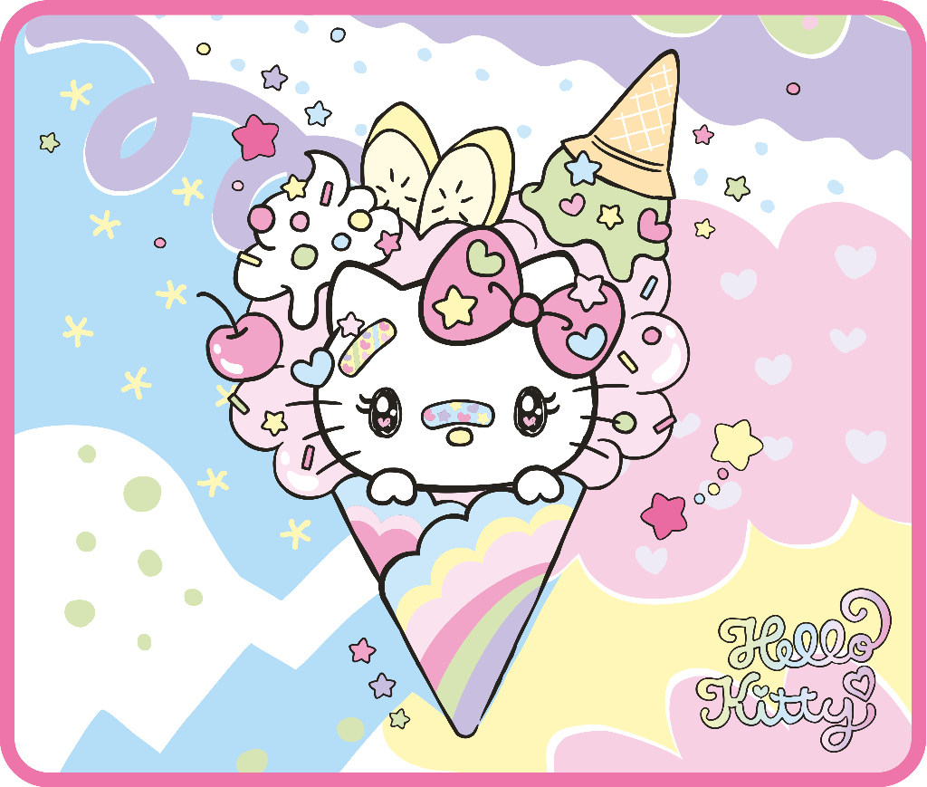 Tapis de souris M - Hello Kitty ICE CREAM