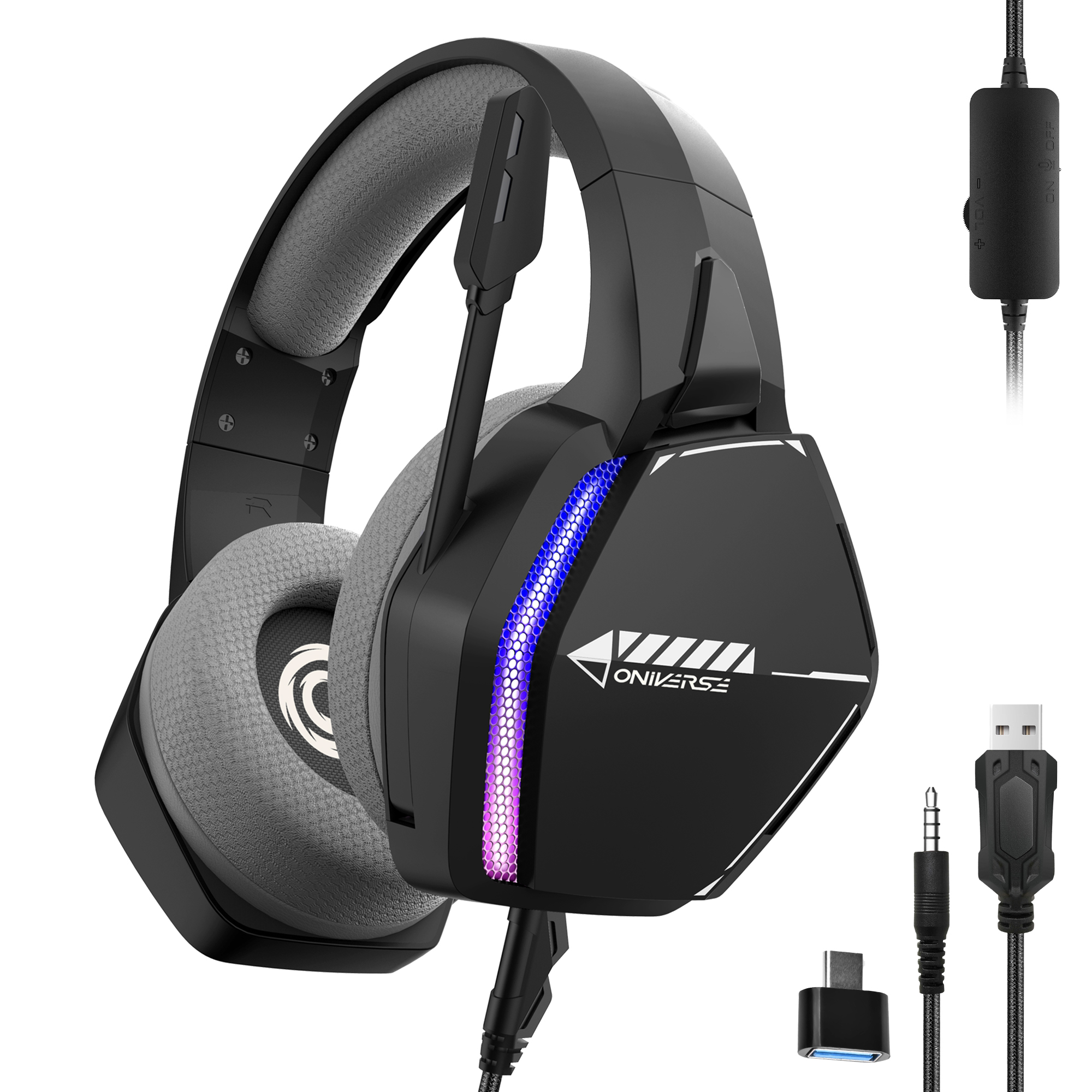 Casque gaming Nebula - Infinite Black (Multiplateforme)