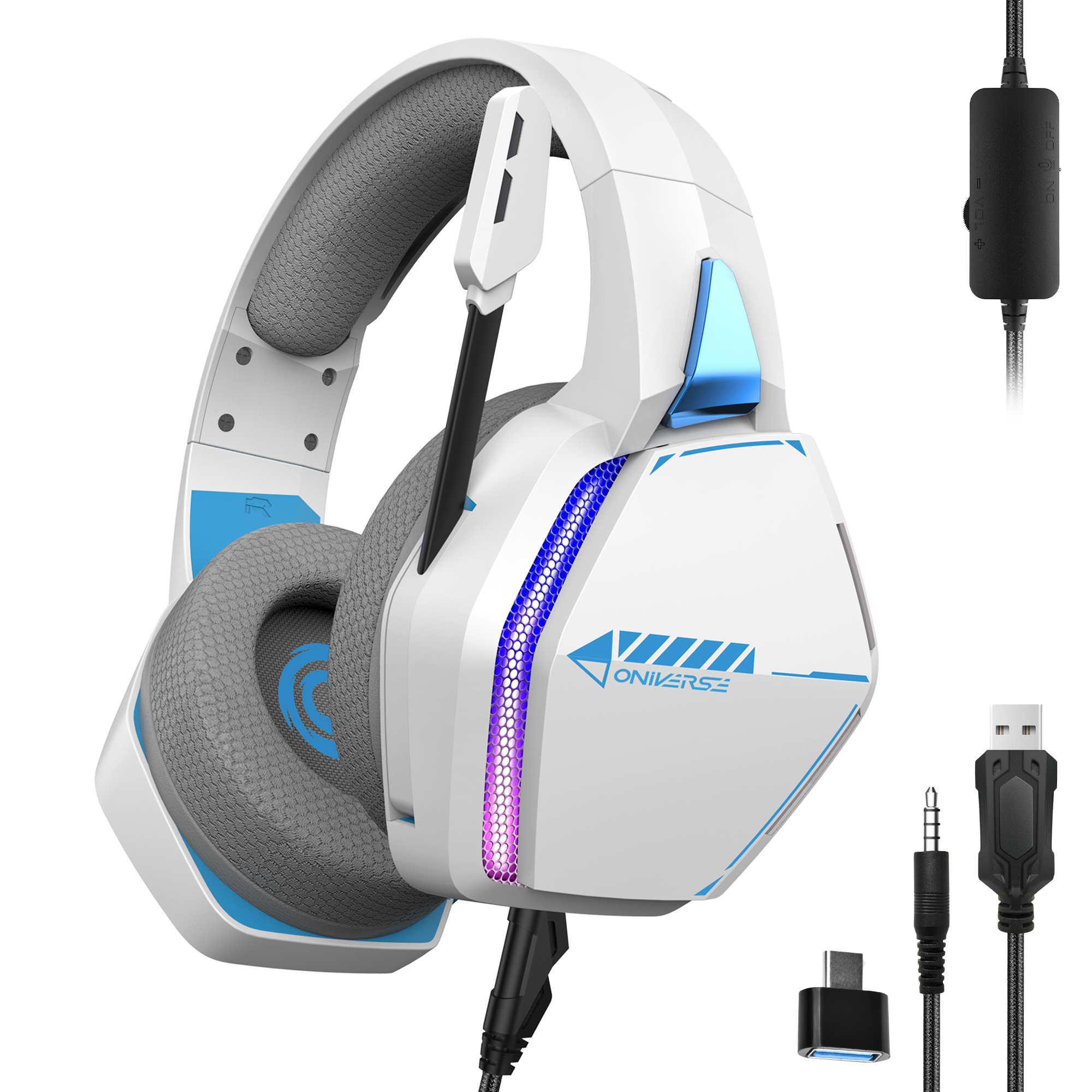 Casque gaming Nebula - Arctic White (Multiplateforme)